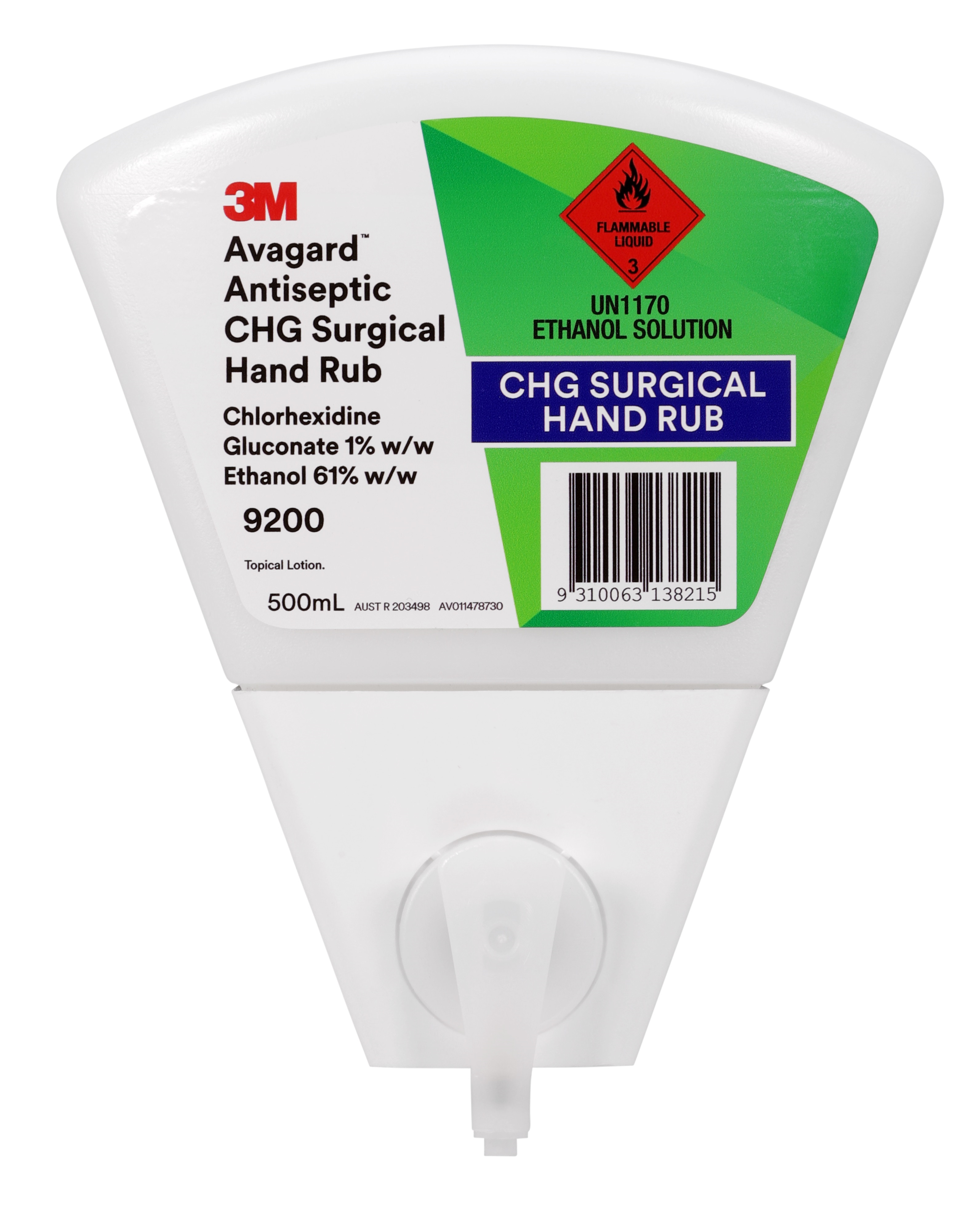 3M Avagard hand scrub before procedure 500 mL Allgenhealth